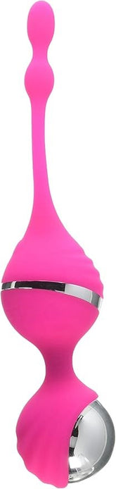 Adam and Eve Vibrating Pleasure USB Rechargeable Kegel Balls Pink